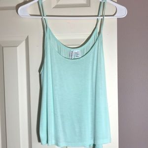 H&M Divided Turquoise Tank Top